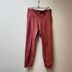 Old Navy active brick red soft leggings / tights